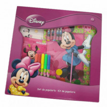 Imagen set de papelería minnie mouse disney