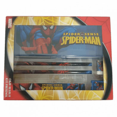 Imagen set de papelería spiderman marvel