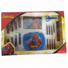 Imagen set de papelería spiderman marvel