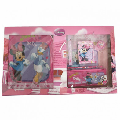 Imagen set de papelería minnie mouse disney