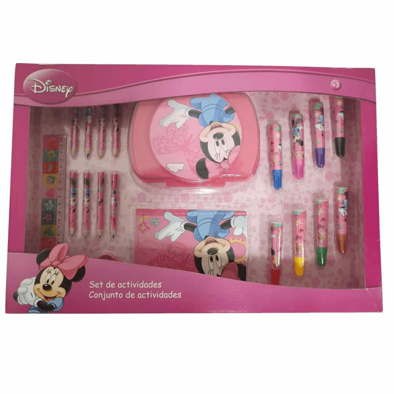 Imagen set de papelería minnie mouse disney