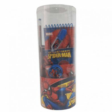 Imagen set de papelería spiderman marvel