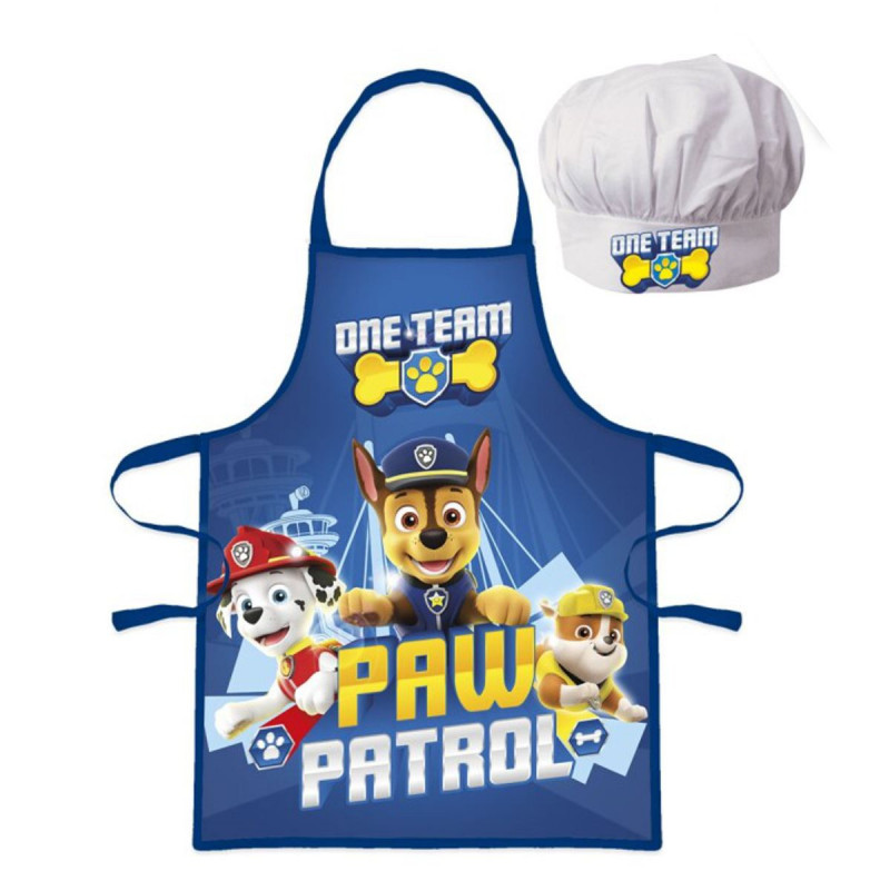 Imagen set delantal y gorro paw patrol