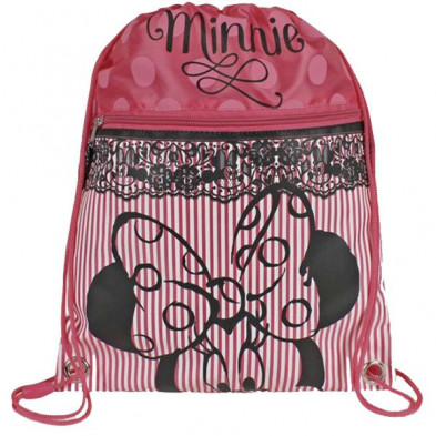 Imagen saquito mochila minnie 30x40cm