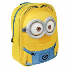 Imagen mochila minions guru eva 3d 25x31x10cm