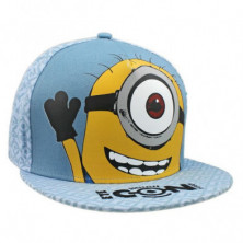 Imagen gorra minons talla 56 new era azul