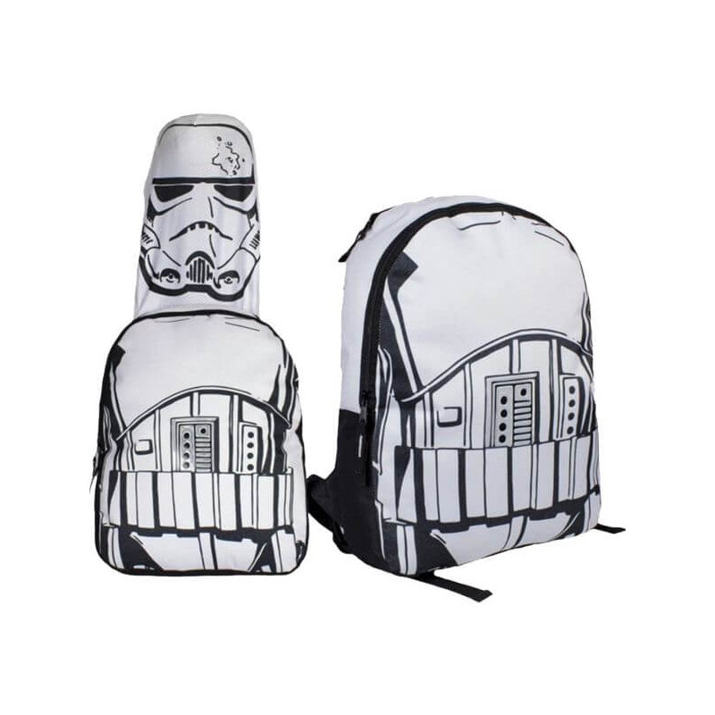 Imagen mochila capucha invisible dar star wars 28x41x18cm