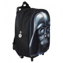 imagen 2 de mochila carro 3d star wars 25x31x10cm