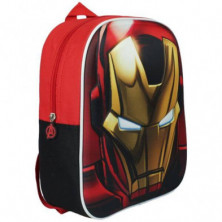 Imagen mochila iron man 25x31x10cm