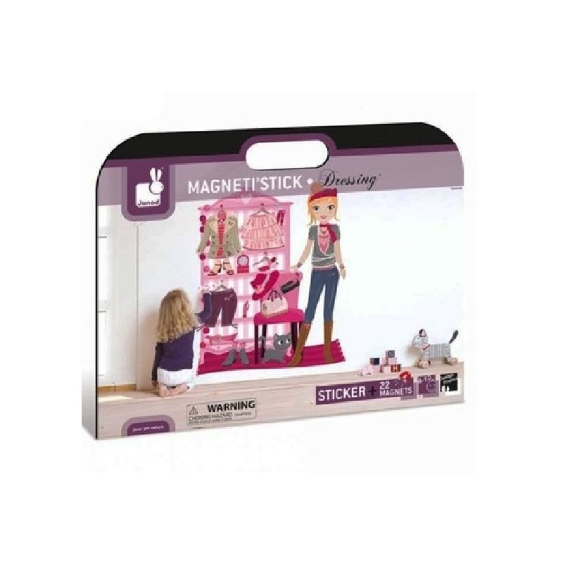 Imagen mural adhesivo magnetistick  vestidor dressing