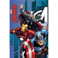 Imagen manta polar niño avengers