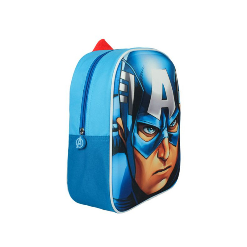 Imagen mochila 3d capt avengers 25x31x10cm