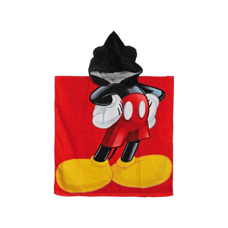 Imagen poncho mickey algodon 60x120cm