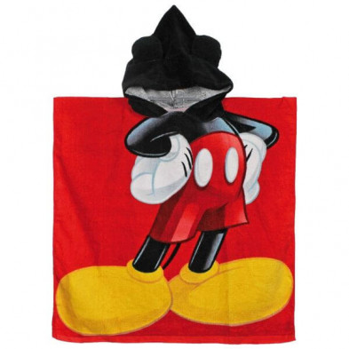 Imagen poncho mickey algodon 60x120cm