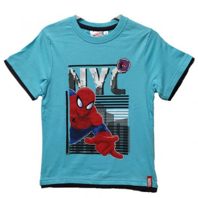 Imagen camiseta niño spiderman ney york city azul Imagen camiseta niño spiderman ney york city azul