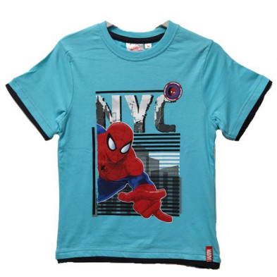 Imagen camiseta niño spiderman ney york city azul