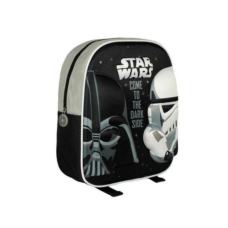 Imagen mochila 3d con luz star wars come to the dark side