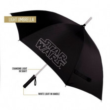 Imagen paraguas manual luz 53cm star wars