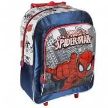 Imagen mochila carro fijo 33cm spiderman