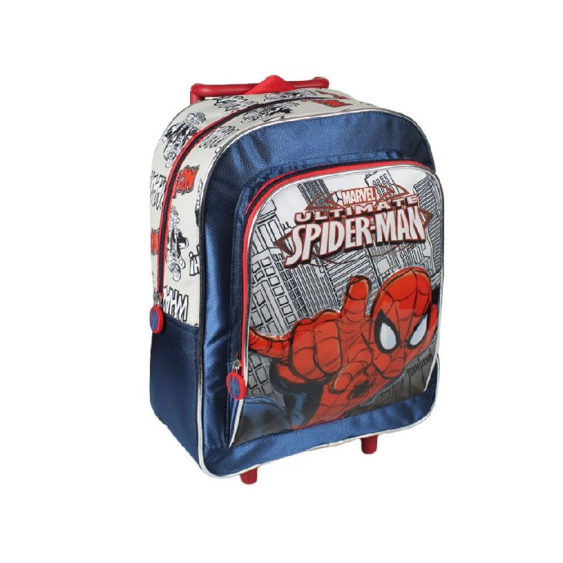 Imagen mochila carro fijo 33cm spiderman