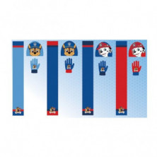 Imagen set gorro bufanda guantes niño paw patrol