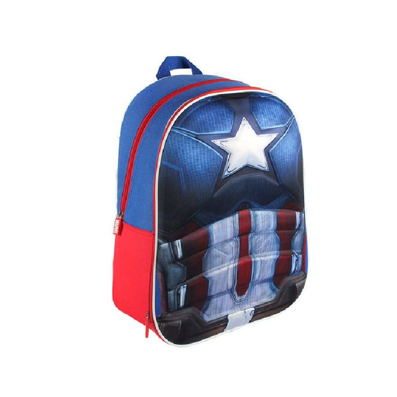 Imagen mochila 40 3d capitan america 32x40x14cm