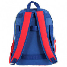 imagen 1 de mochila 40 3d capitan america 32x40x14cm