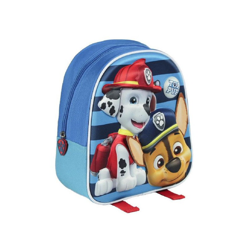 Imagen mochila 3d 28cm con aplicacion paw patrol