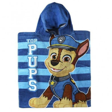 Imagen poncho playa 50x115cm paw patrol s