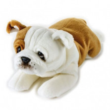 Imagen perro ringhio bull dog steso 39cm