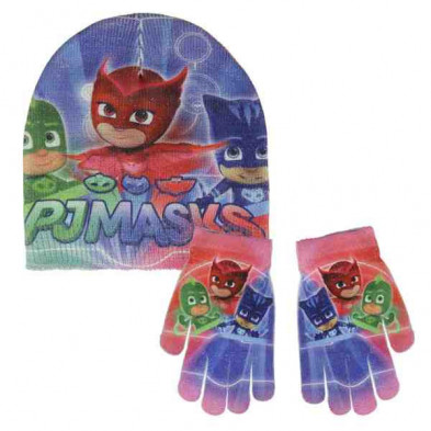 Imagen set 2 piezas purpurina pj heroes en pijama Imagen set 2 piezas purpurina pj heroes en pijama
