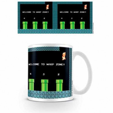 Imagen super mario – taza – warp zone