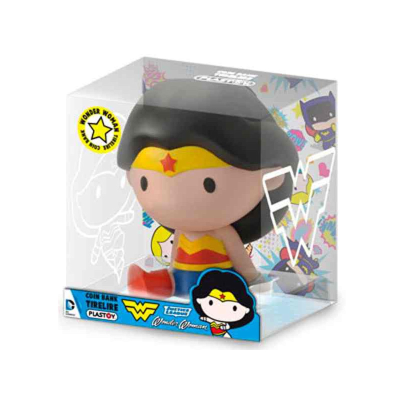 Imagen hucha plastoy wonder woman 17cm