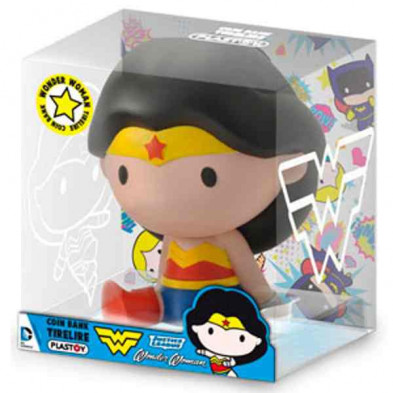 Imagen hucha plastoy wonder woman 17cm