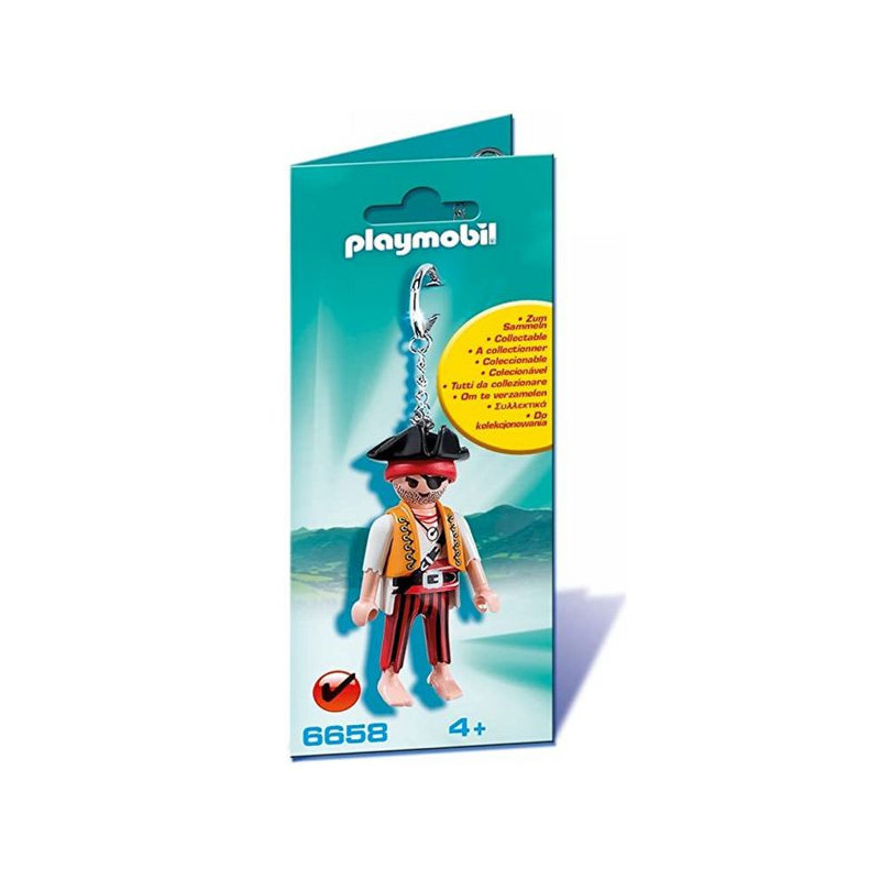 Imagen llavero pirata playmobil