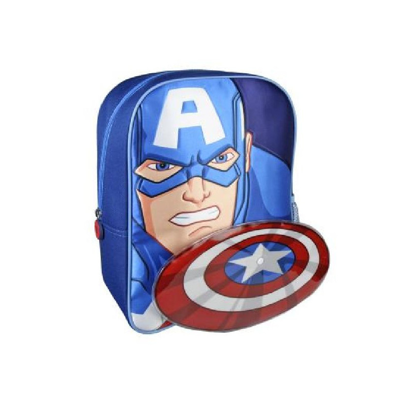 Imagen mochila infantil capitan america 31cm bt