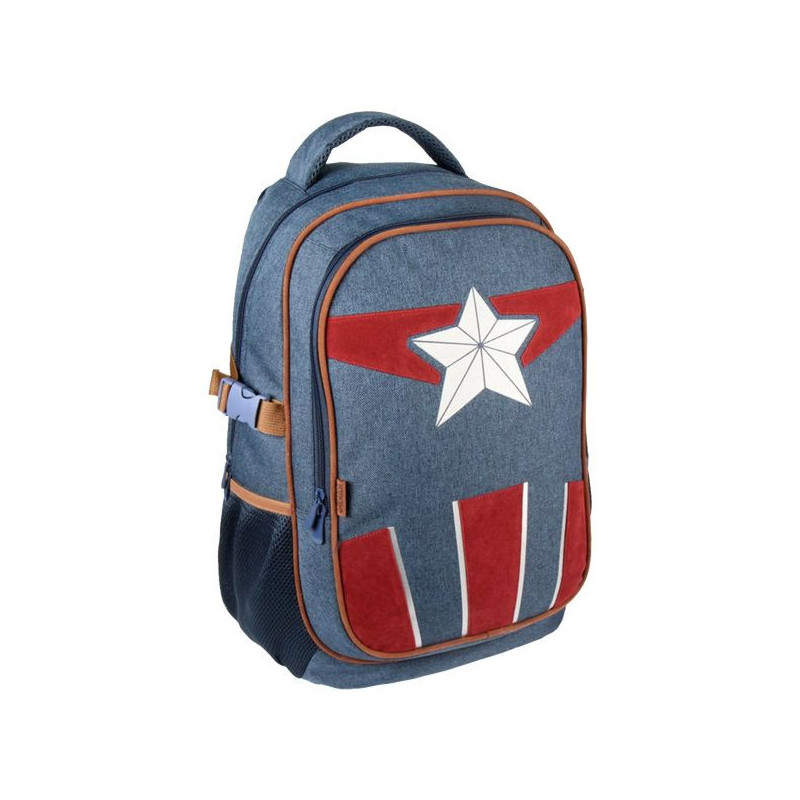 Imagen mochila casual viaje capitan america 47cm bts 2018