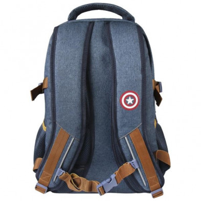 imagen 1 de mochila casual viaje capitan america 47cm bts 2018