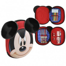 Imagen plumier triple 3d mickey