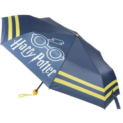 Imagen paraguas manual plegable harry potter azul