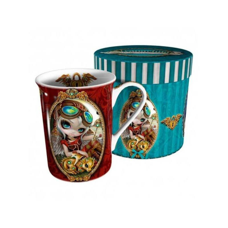 Imagen taza con caja clockwork dragoling - jasmine becket Imagen taza con caja clockwork dragoling - jasmine becket