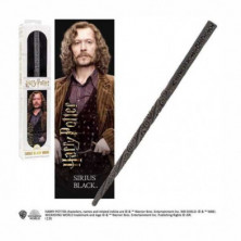 Imagen varita y marcapaginas sirius black - harry potter