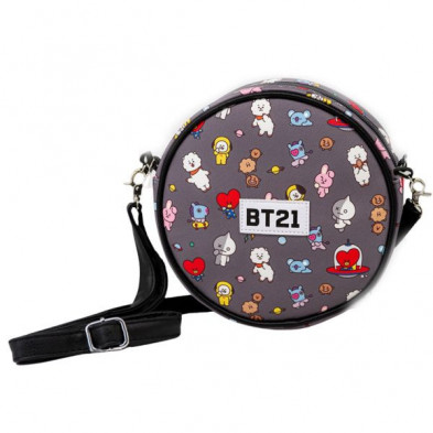 Imagen bolso redondo negro bt21