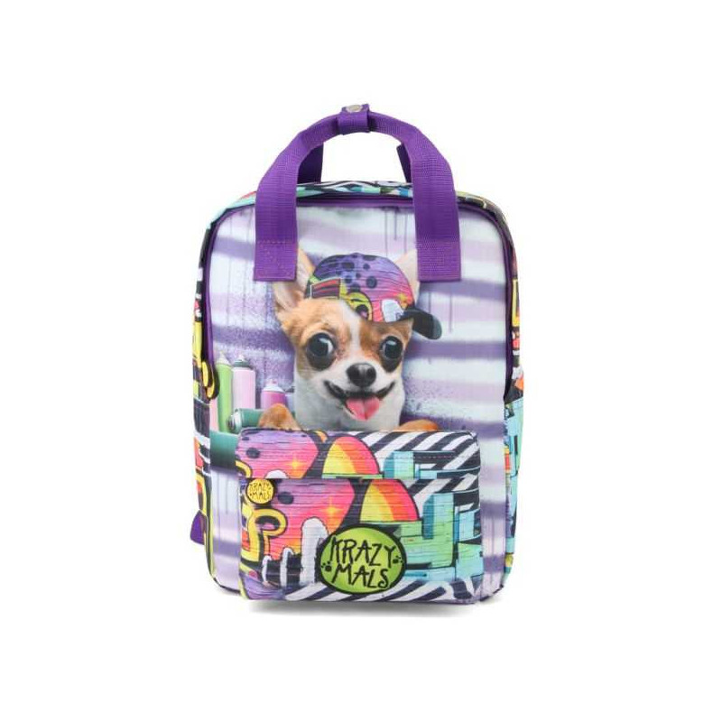 Imagen mochila dash chihuahua krazymals 38cm