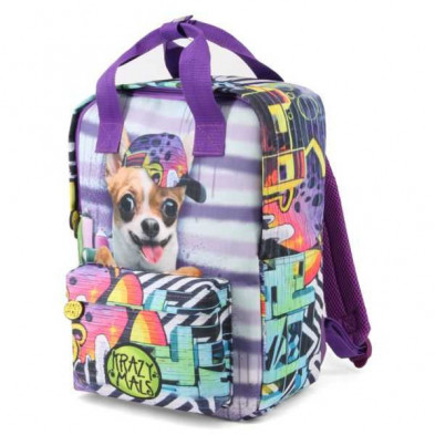imagen 1 de mochila dash chihuahua krazymals 38cm