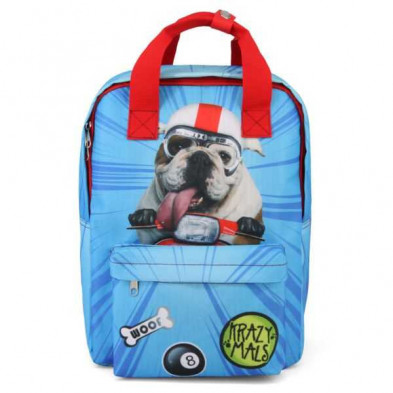 Imagen mochila dash bulldog krazymals 38cm