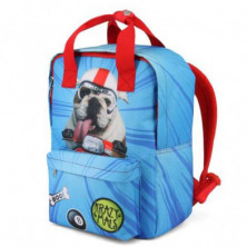 imagen 1 de mochila dash bulldog krazymals 38cm