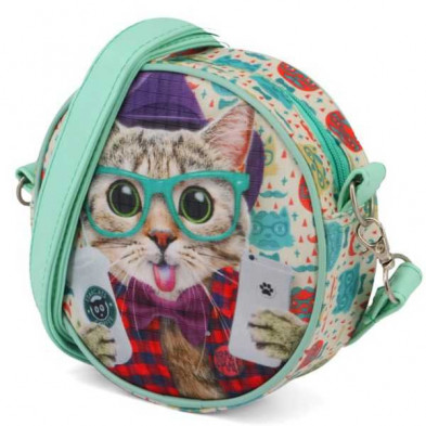 imagen 1 de bolso redondo cat krazymals 18cm