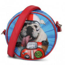 Imagen bolso redondo bulldog krazymals 18cm