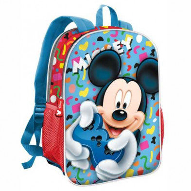 imagen 1 de mochila reversible mickey 32cm